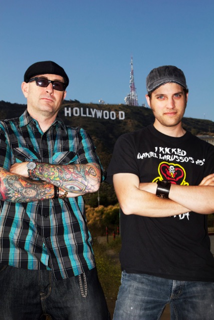 Directors of A Band Called Death, Jeff Howlett and Mark Covino. Image courtesy of Drafthouse Films