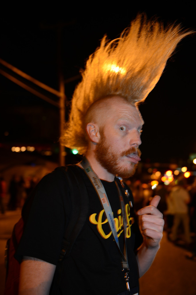 Preston, sporting the greatest mohawk I have ever seen / Photo by Wavey